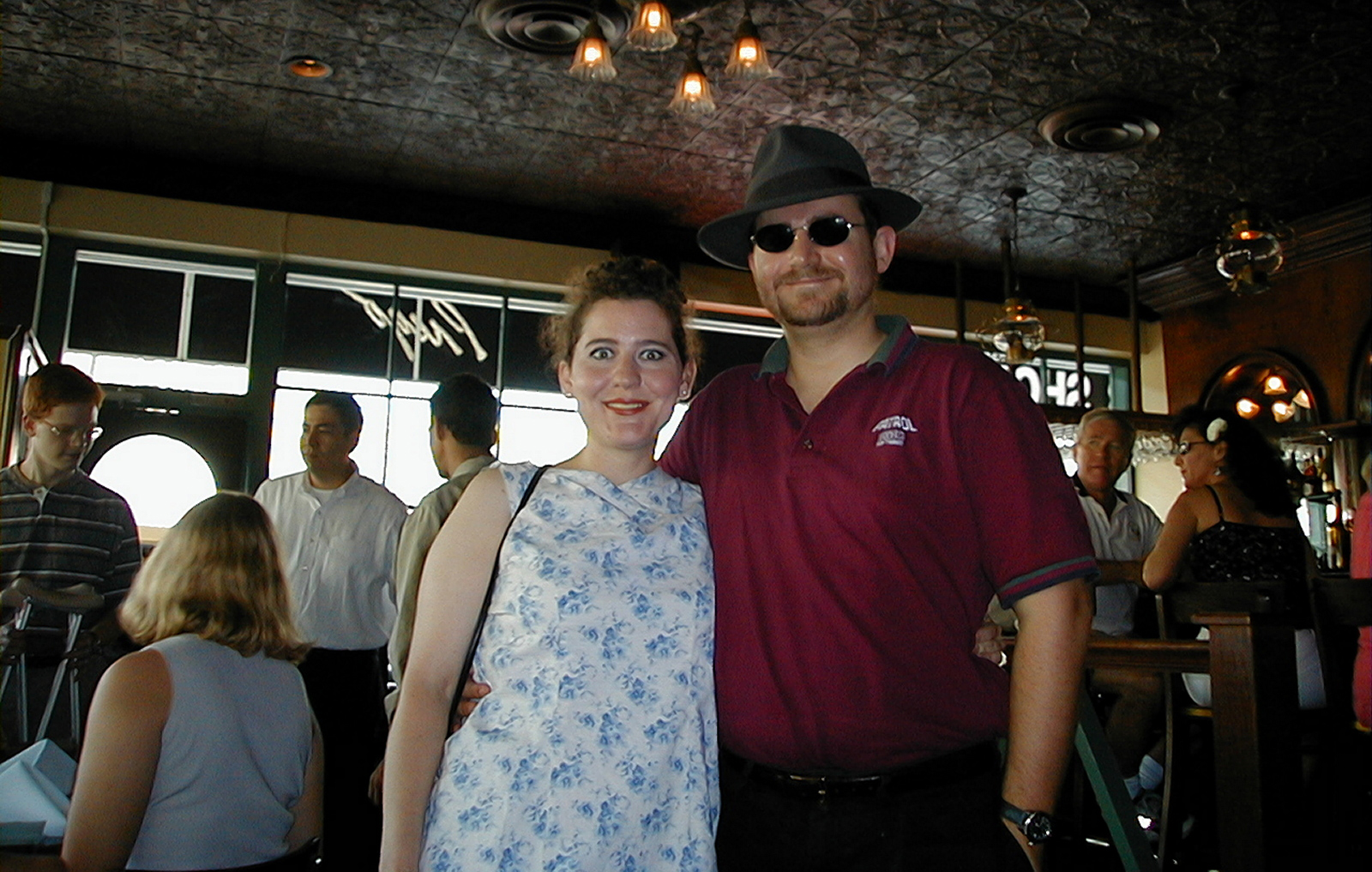 Jackie and Steve at the Italian restaurant PREGO® in Rice Village