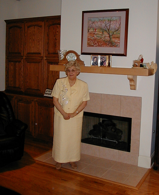 Mom in her townhouse in River Ranch on Easter Sunday
