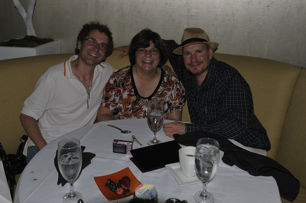 Dan, Julie, and Marc, at the 5115 GRILL® in the Galleria in Houston