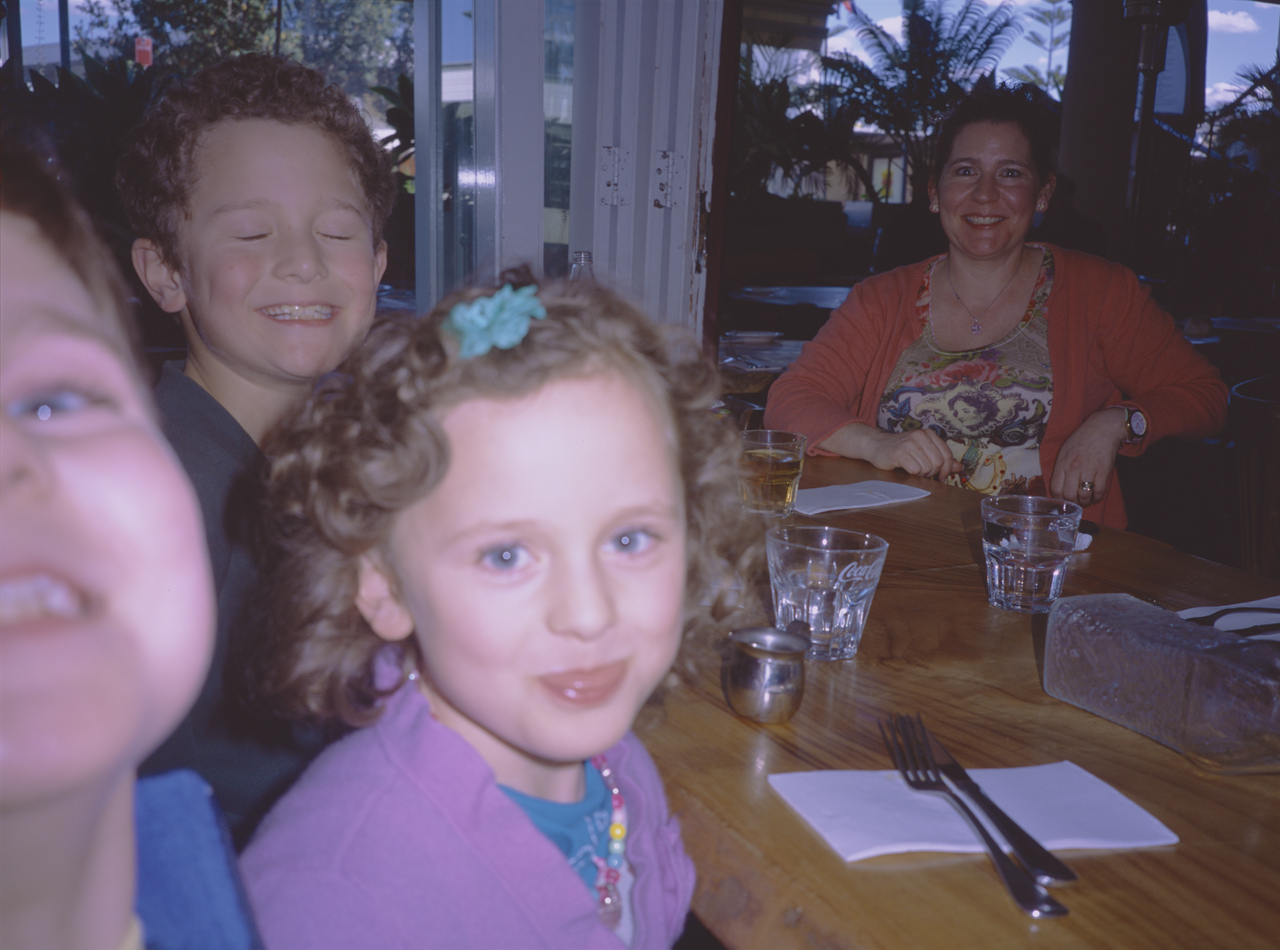 James, John, Sophia, and Jackie at the Morroccan restaurant OUT OF AFRICA® in Manly Beach